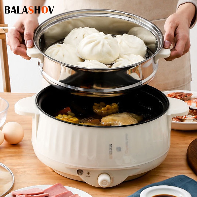 Kitchen Appliances Electronics - أواني طبخ متعددة الطبقات أحادية/مزدوجة وعاء