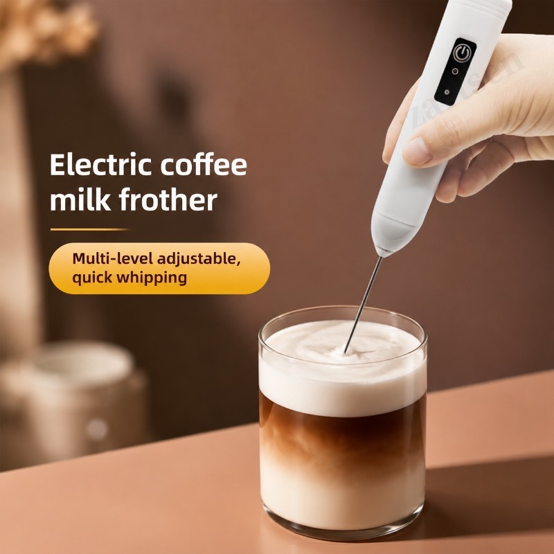 Kitchen Appliances Electronics - خلاط كهربائي لرغوة القهوة والحليب، خفاقة