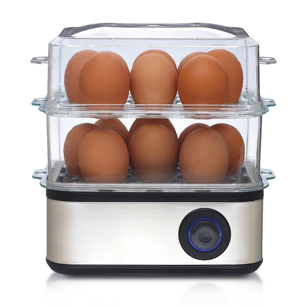 Egg Cooker Rapid - جهاز طهي البيض الأوتوماتيكي ثنائي الطبقات