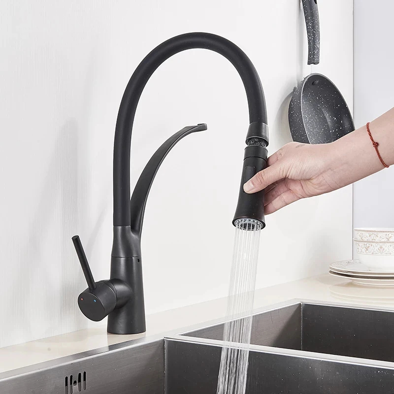 صنبور حوض المطبخ قابل للسحب وا - مراجعة Kitchen Appliances Electronics وسعره