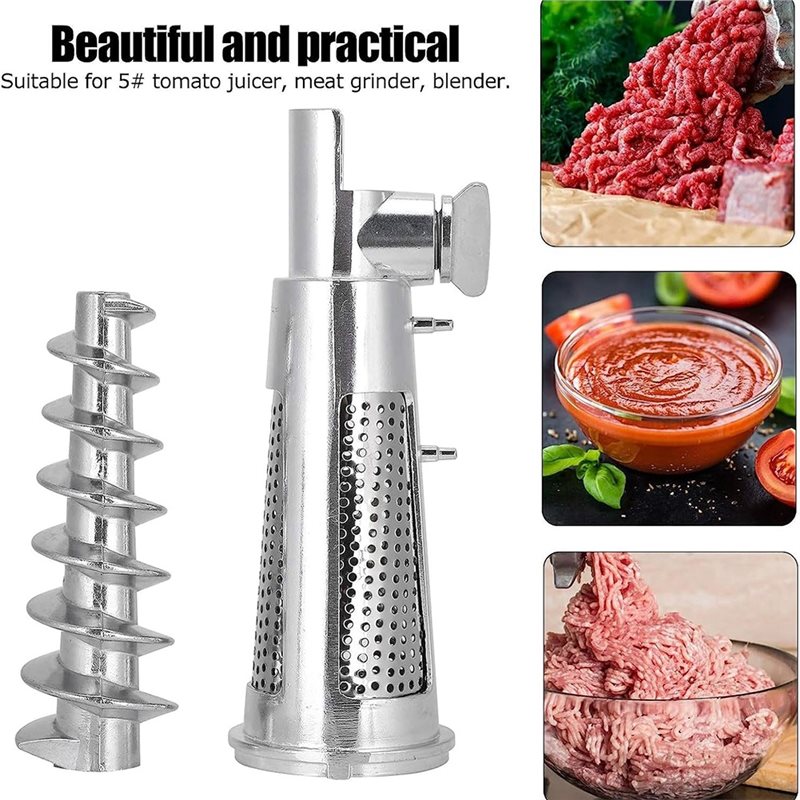 ملحق عصارة الطماطم والكاتشب من - مراجعة Meat Grinder Attachment وسعره