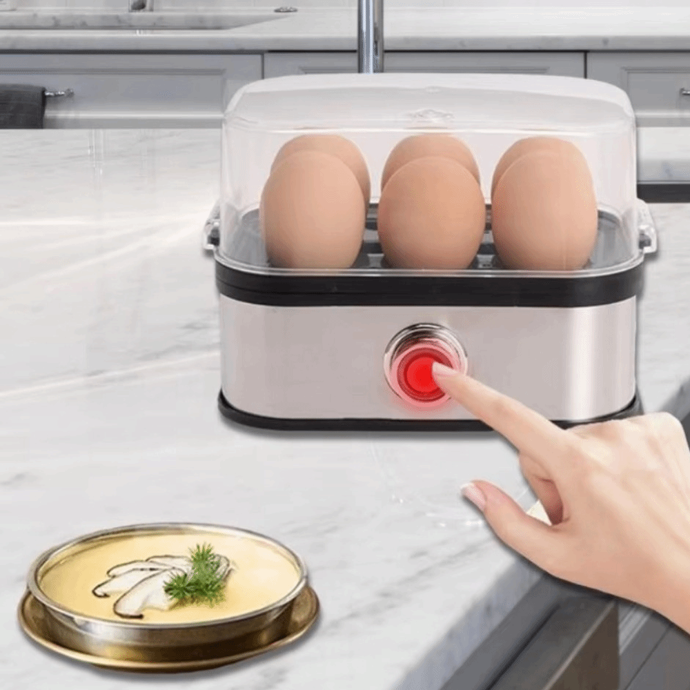 غلاية بيض بقوة 200 وات، سعة 6  - مراجعة Egg Cooker Rapid وسعره