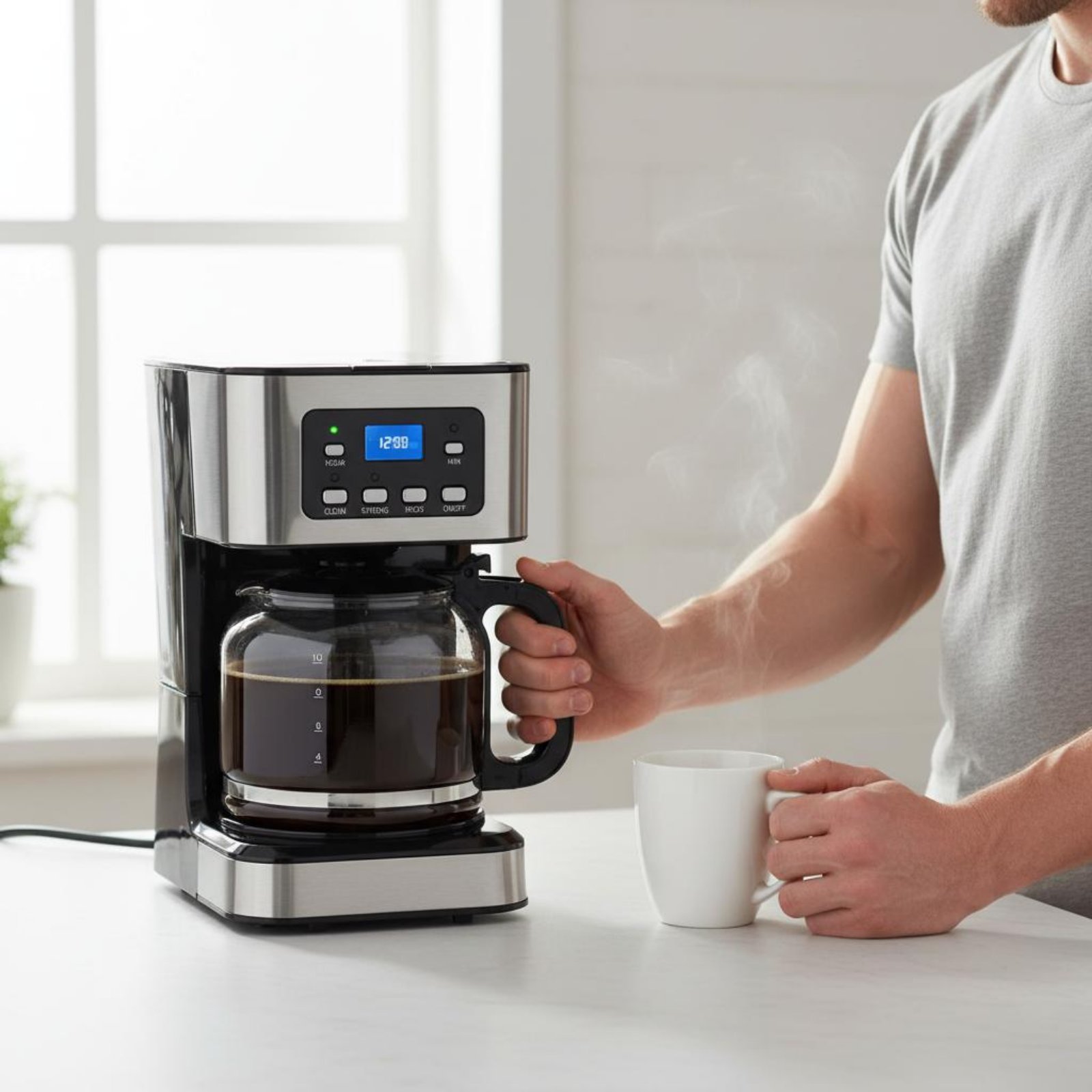 ماكينة قهوة أوتوماتيكية للصب ب - مراجعة Kitchen Appliances Electronics وسعره