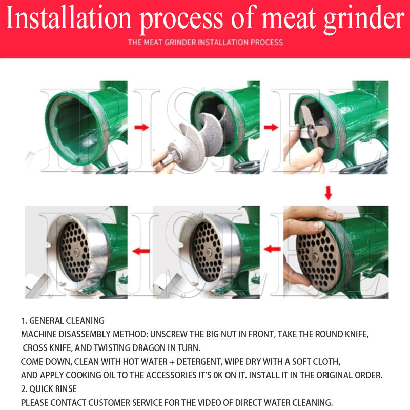 الكهربائية الدجاج الأسماك اللح - مراجعة Meat Grinder Attachment وسعره
