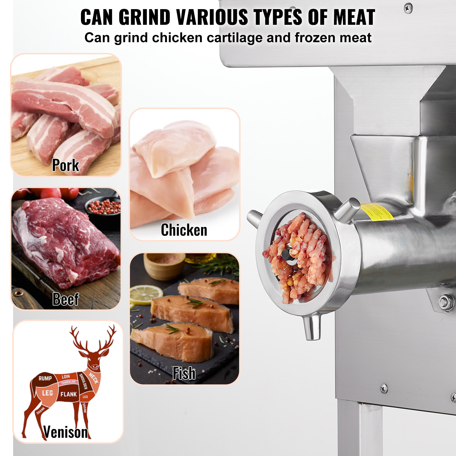 مفرمة لحم كهربائية بقوة 22 رطل - مراجعة Meat Grinder Attachment وسعره