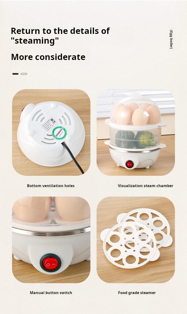 جهاز طهي البيض الكهربائي السري - مراجعة Egg Cooker Rapid وسعره
